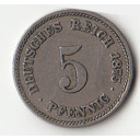 GERMANIA  5 Pfennig 1875 Zecca A